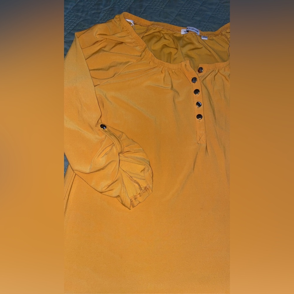 Yellow blouse